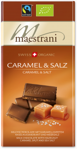 Swiss Organic Chocolate Caramel 80g
